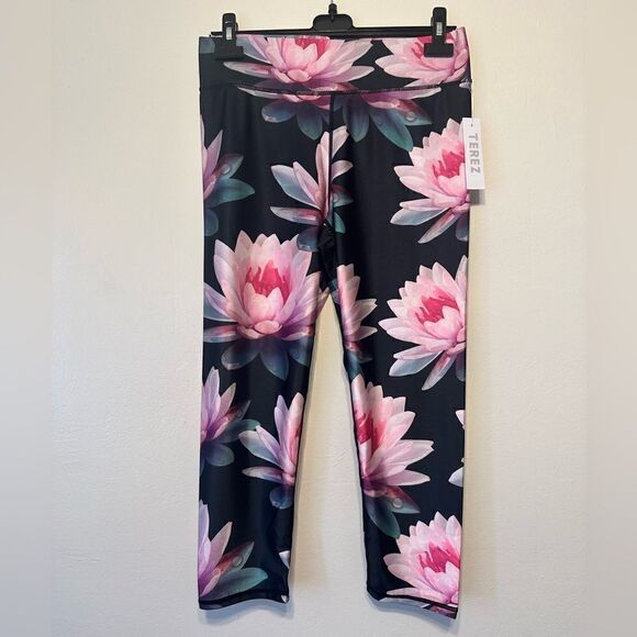 Terez 3 tall band athletic leggings-capri elastic banded high waist size L, NWT - Picture 6 of 9